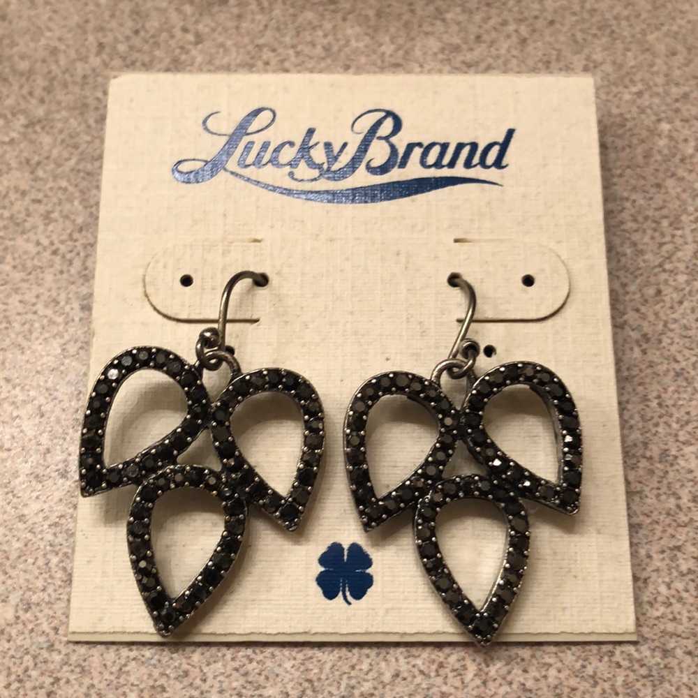 Lucky Brand marcasite earrings